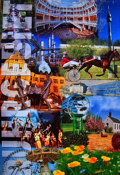 Collage de la Ruhr par Edgar Schermaul