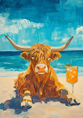 Schotse Hooglander Hoogland Koe