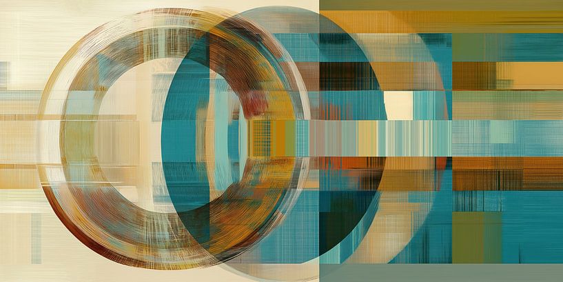 Abstracte vormen van Wall Wonder