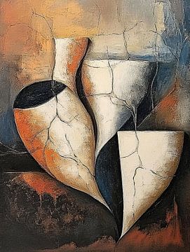 Abstract Aardetinten van De Mooiste Kunst