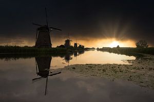 Moulins de Kinderdijk sur Jim Looise