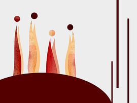 Conversations en rouge 2 sur Kerstin Franz