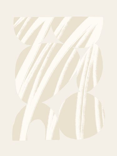 Bold Shapes NO.3 Beige