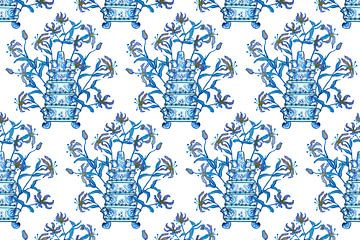 A tribute to Delft Blue by Artmotifs Eve