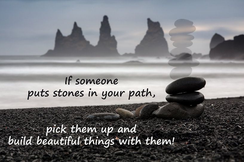 Stones in your path van Andreas Müller