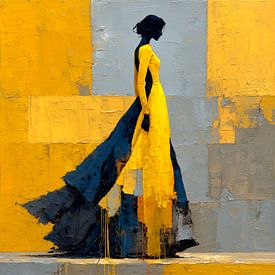 Graceful Yellow van Harry Hadders Design