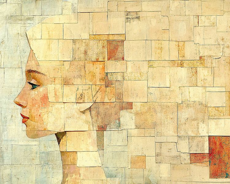 Women's portrait | Fragmented Beauty by Wonderful Art