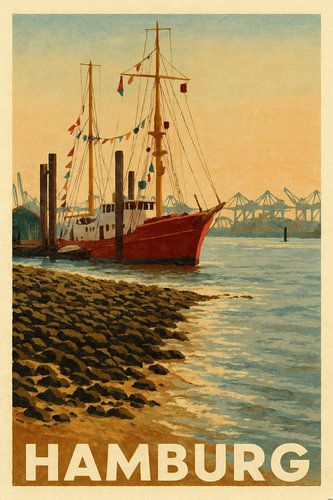 Lightship Elbe 3 in the Oevelgönne Museum Harbour