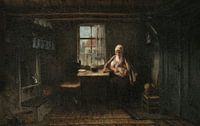 De jongere moeder (die de baby verzorgt), Jozef Israëls van Meesterlijcke Meesters thumbnail