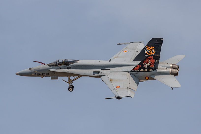 Spanish EF-18A Hornet Demo Team 2022. by Jaap van den Berg