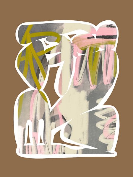 Abstrakte Botanik NO.2 von Bohomadic Studio