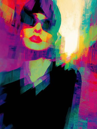 Colourful portrait 2 by Bert Nijholt