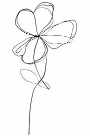 Four-leaf clover by Digitale Schilderijen