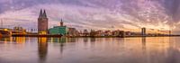 Skyline Roermond au coucher du soleil I par Teun Ruijters Aperçu