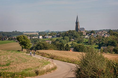 Panorama dorp Vijlen in Zuid - Limburg van John Kreukniet