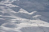 Franse witte alpen met stoeltjesliften van Danielle Kramer thumbnail