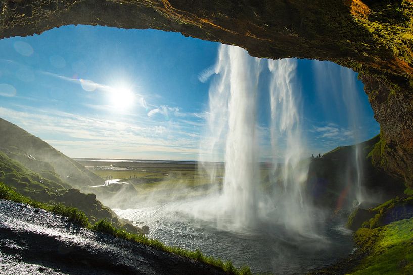 Seljalandsfoss waterval in het zuiden van IJsland van XXLPhoto