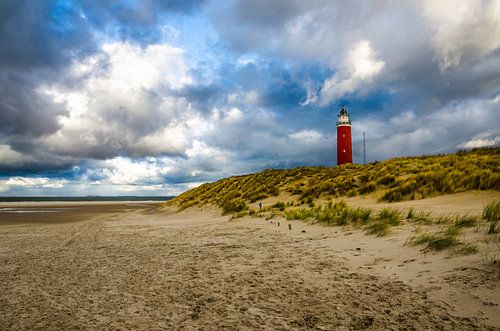 Eierland lighthouse and the Tessel dunes