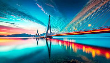 Mer avec un pont sur Mustafa Kurnaz