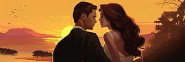 Romantic Encounter - Frank Sinatra & Lana Del Rey von Surreal Media
