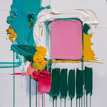 Bold Abstract Color Streaks