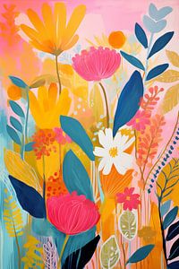 Bouquet de fleurs moderne