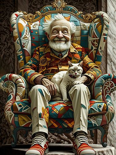 Chatting with the velvet paw