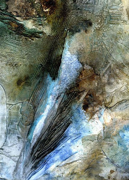 avec bleu 1 - nature pétrifiée par Claudia Gründler