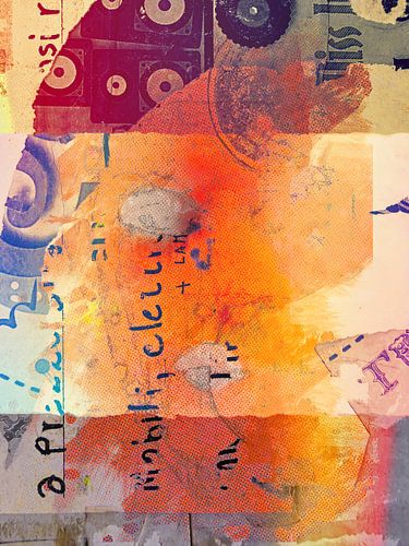 The woman with the orange face