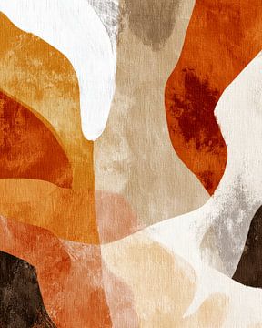 Abstracte aardpatronen van Vlindertuin-Art