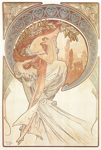 Art : Poésie - Art Nouveau Peinture Mucha Jugendstil