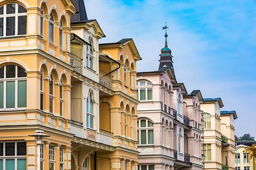 Bath architecture in the seaside resort of Bansin on the island of Usedom by Werner Dieterich