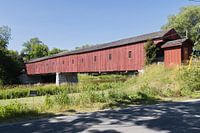 First covered bridge in Canada.