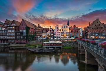 Stintmarkt in Lüneburg, Deutschland von Michael Abid