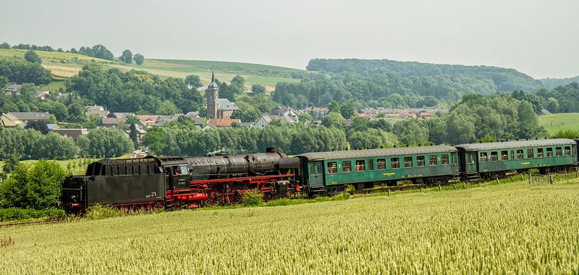 Stoomtrein bij Eys von John Kreukniet