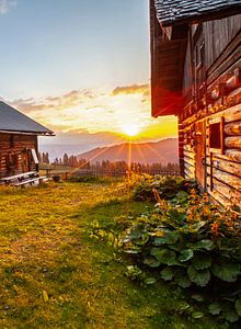 Sonnenaufgang auf der Lackenalm