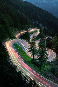 Maloja Pass Zwitserland van Achim Thomae