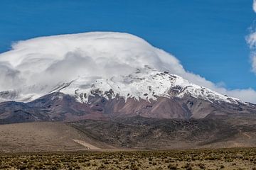 De Chimborazo Vulkaan  in de  Andes van Ecuador sur Lex van Doorn