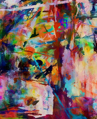 Brushstrokes and doodles