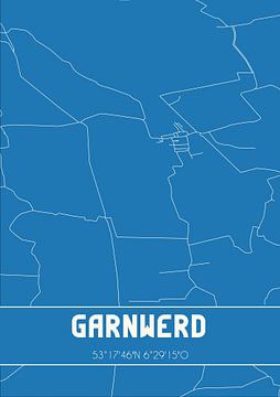 Blueprint | Carte | Garnwerd (Groningen) sur Rezona