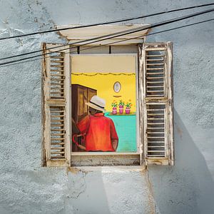 Curacao, muurschildering van Keesnan Dogger Fotografie