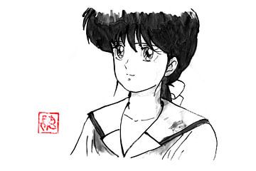 manga girl by Péchane Sumie