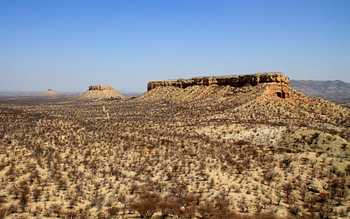 Uitzicht vanaf Vingerklip/ View of Vingerklip