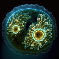 Bioluminescent flower