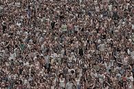 Mensenmassa in HDR beeldvullend von Brian Morgan Miniaturansicht