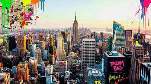 New York – Dream Big – Street Art by Team W 32 Gallery