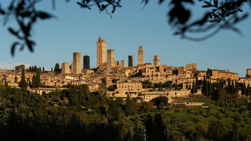 Vue panoramique San Gimignano Italie par Martijn Jebbink Photography