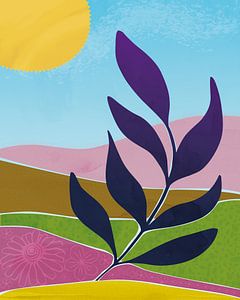 Colorful summer landscape