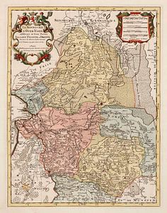 Karte von Salland, Twente und Drente