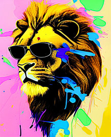 Freshmaker Lion sur DJF by Dean Jayson Freeman Art | Level Up your Home